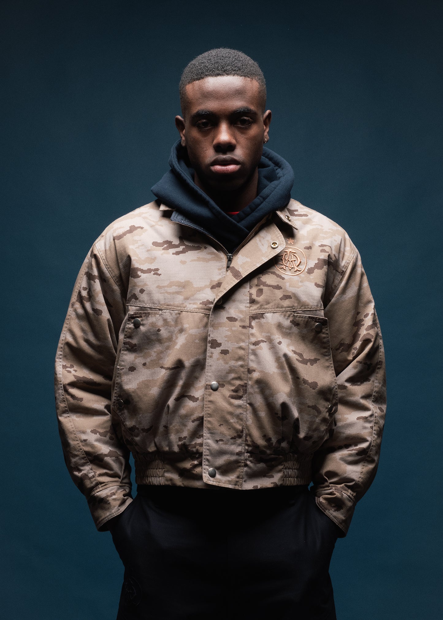 AVIATOR COTTON WAXED MILITARY JACKET