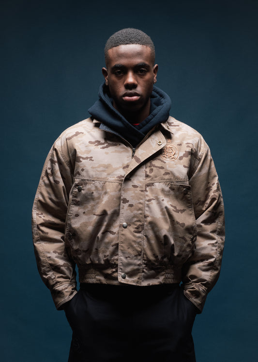 AVIATOR WAXED COTTON MILITARY JACKET