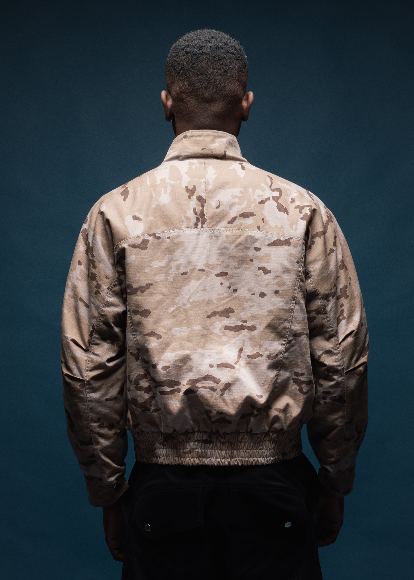 AVIATOR COTTON WAXED MILITARY JACKET