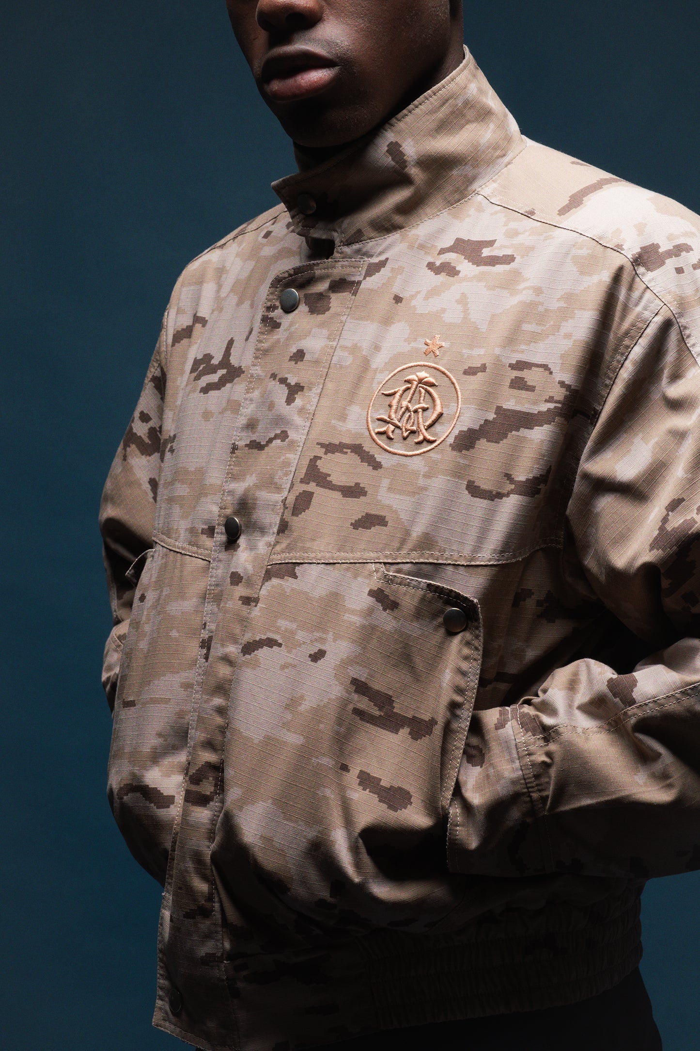 AVIATOR COTTON WAXED MILITARY JACKET