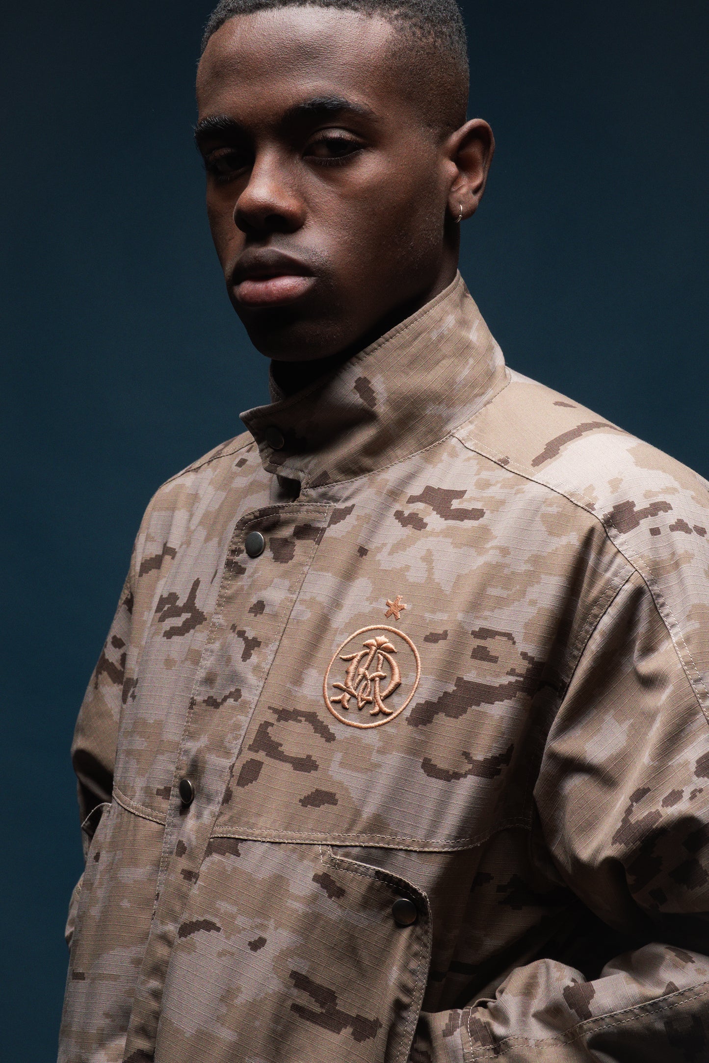 AVIATOR COTTON WAXED MILITARY JACKET