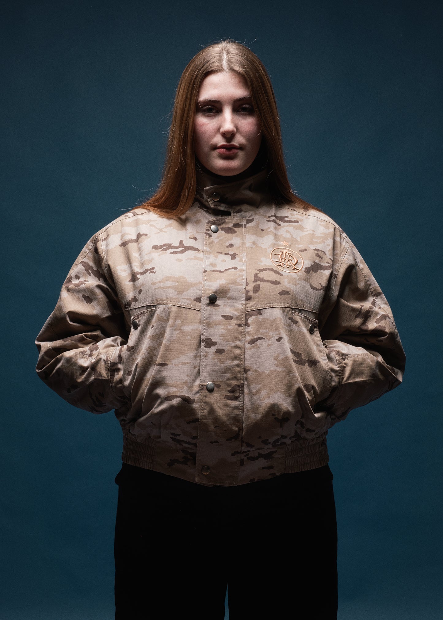 AVIATOR COTTON WAXED MILITARY JACKET