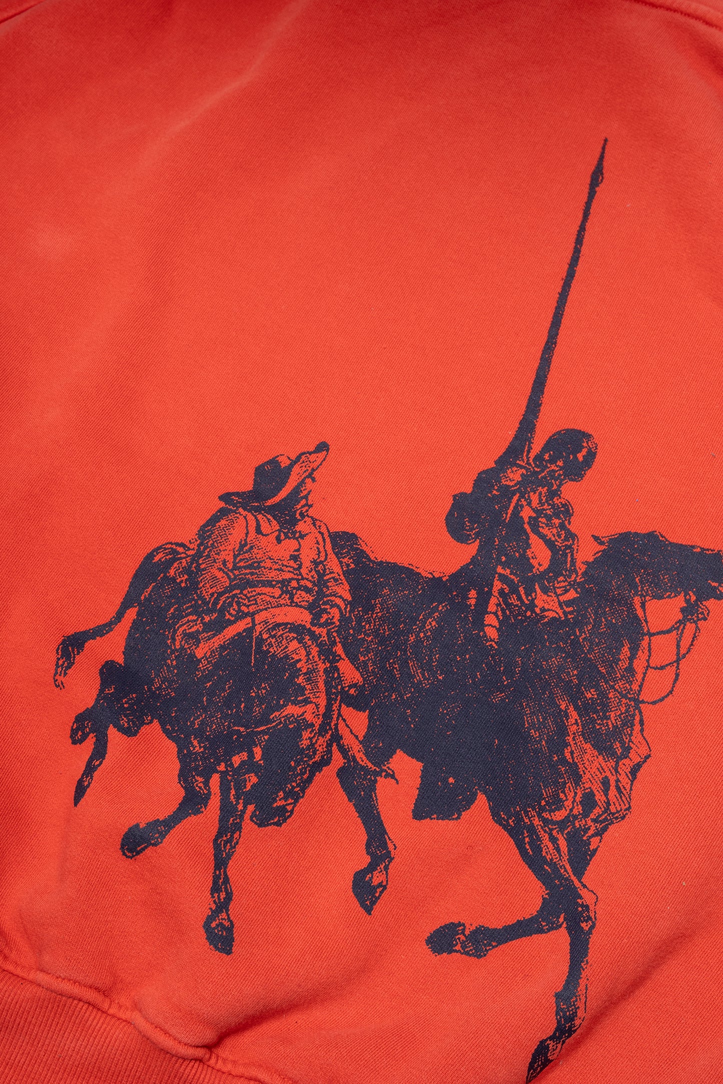 DIÖGÖ HERALDIC RAGLAN HOODIE-ORANGE