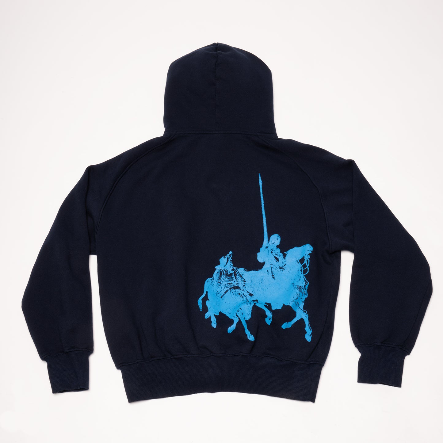 DIÖGÖ HERALDIC RAGLAN HOODIE-NAVY