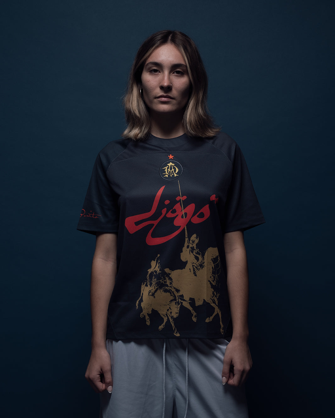 JOGA BONITO FOOTBALL TEE-DARK BLUE