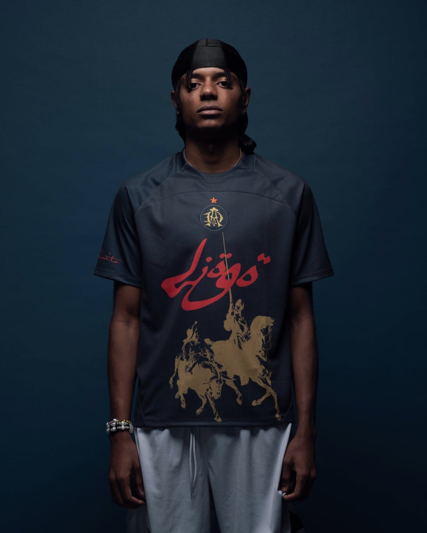 JOGA BONITO FOOTBALL TEE-DARK BLUE